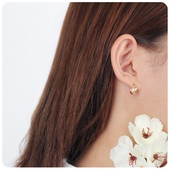 Circle Of Pearl Silver Stud Earring STS-3265